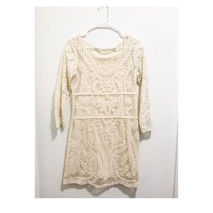 Express White Lace Cocktail Dress